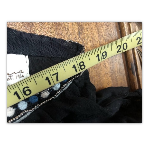 Havana,blouse,black,decorated, embroidered,sizeS.: - Picture 9 of 11